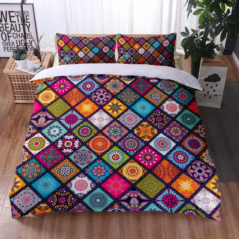3 Piece Bohemian duvet set