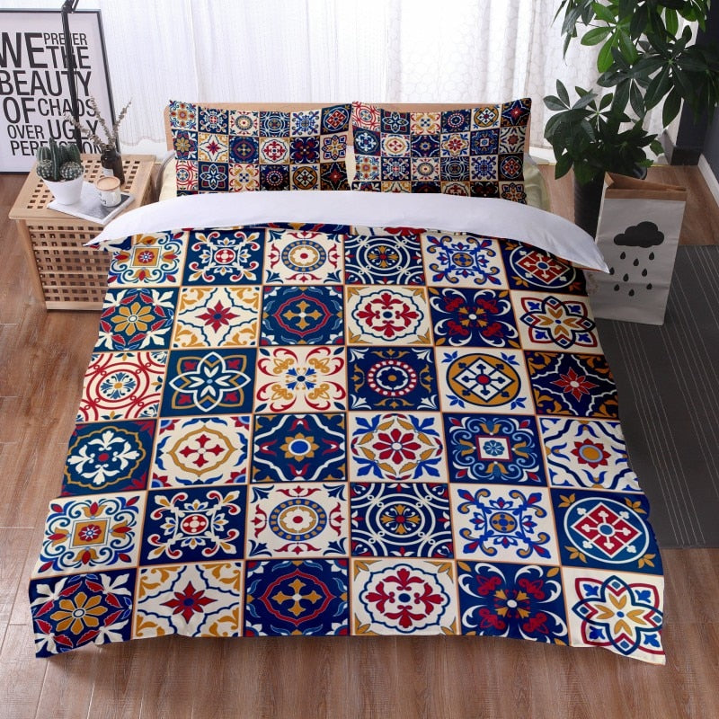 3 Piece Bohemian duvet set