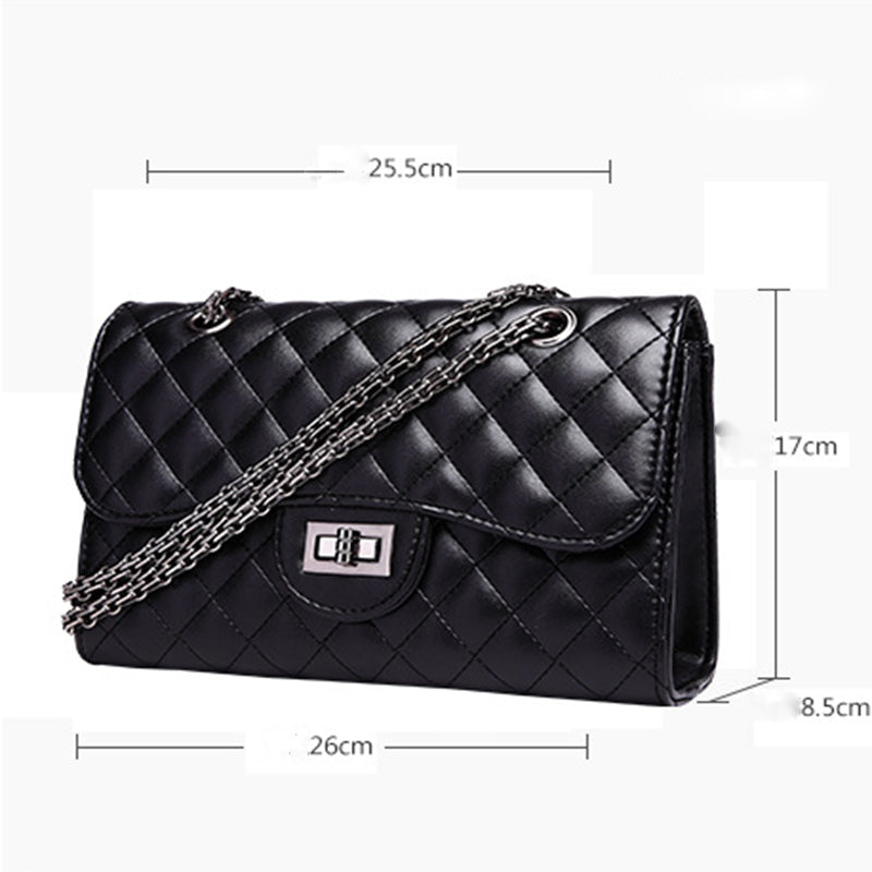 Quilted messenger bag
