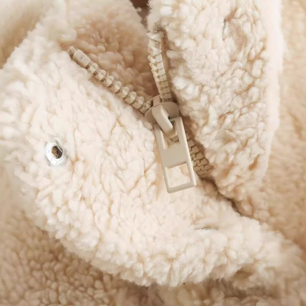 Fleece cotton jacket
