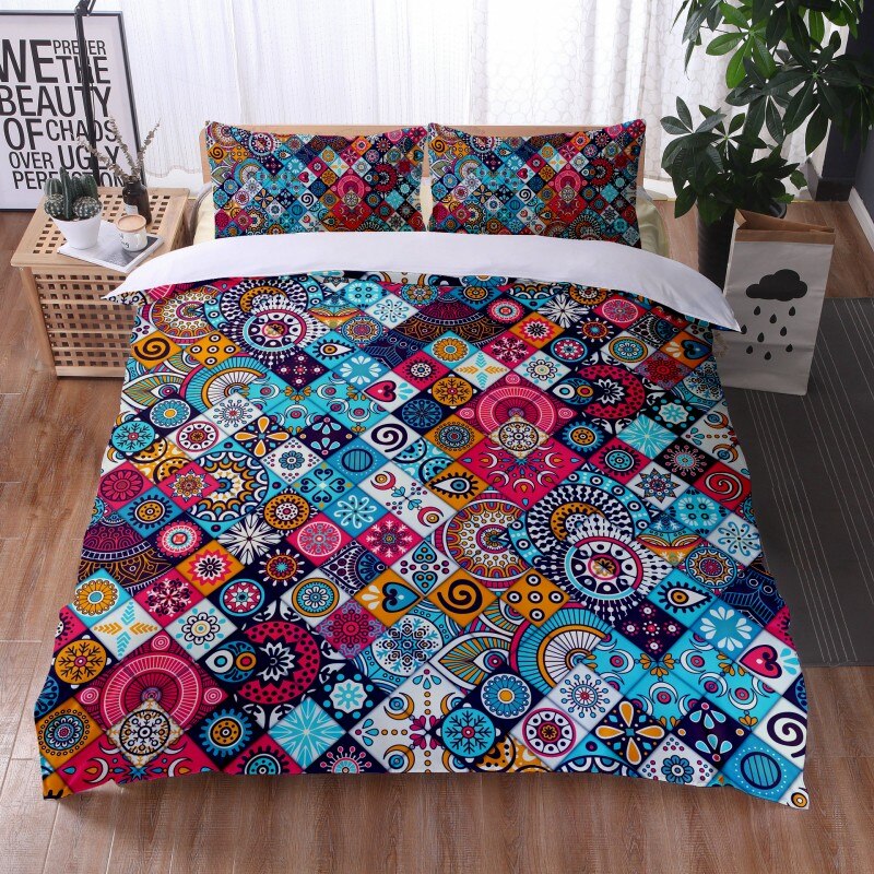 3 Piece Bohemian duvet set