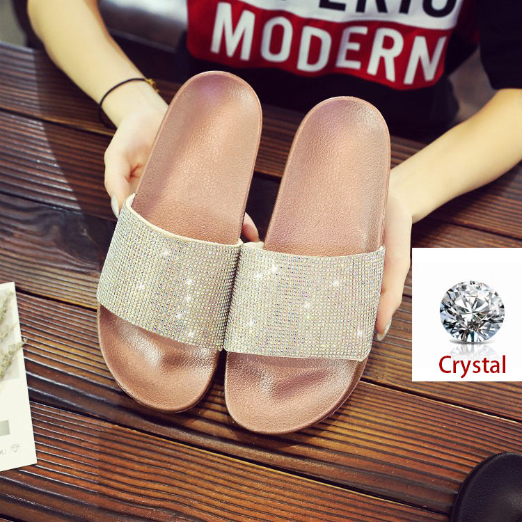 Bling beach slides