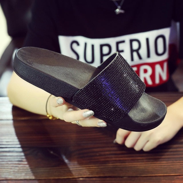 Bling beach slides