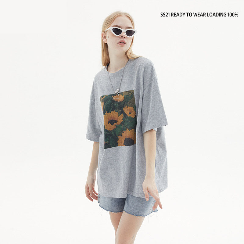 Sunflower print T-Shirt