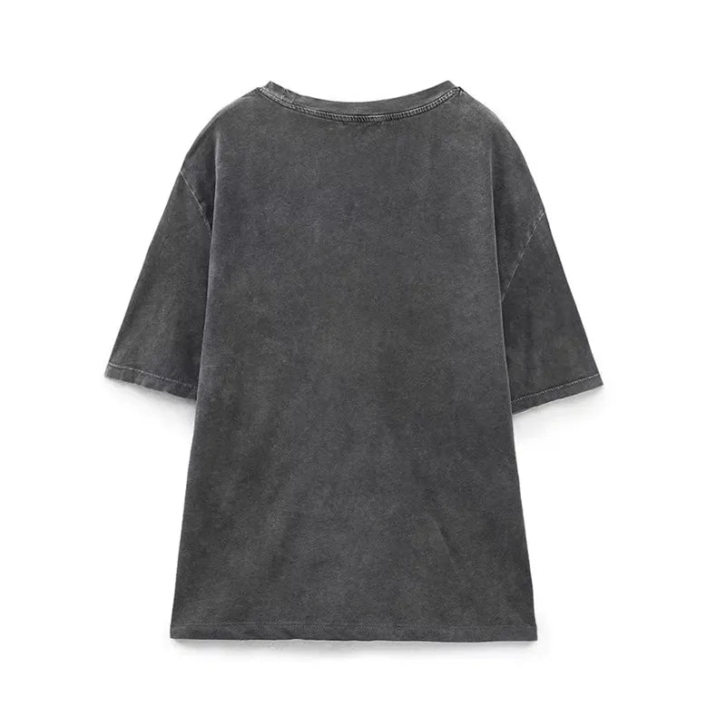 O-Neck fashion character T Shirt