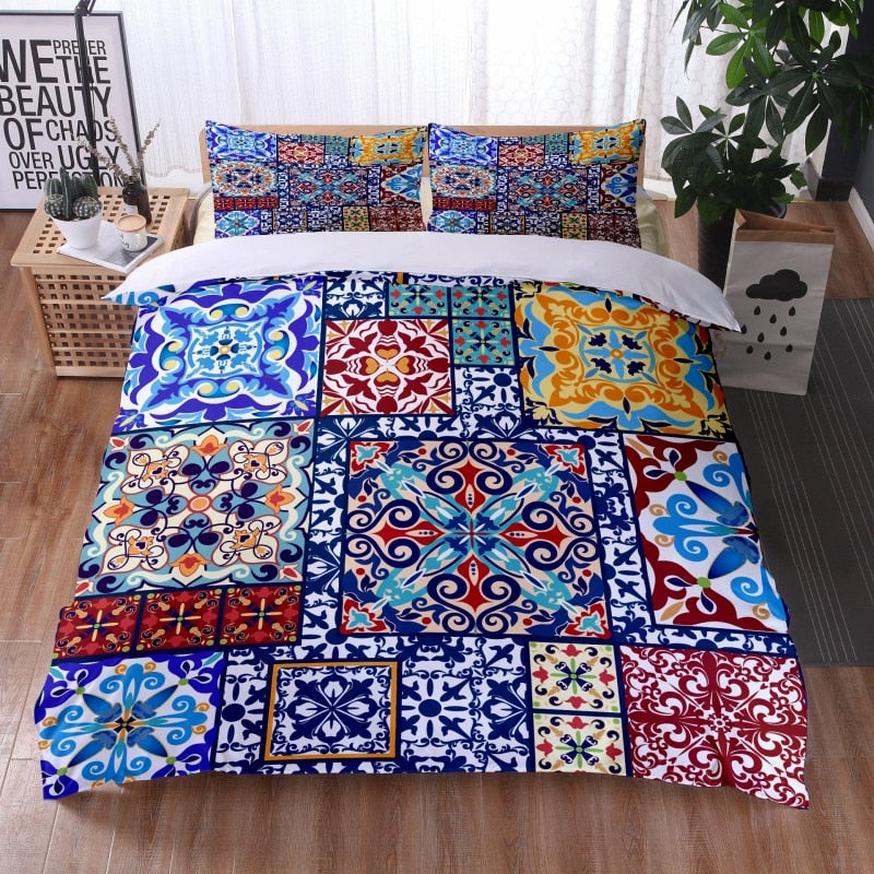 3 Piece Bohemian duvet set