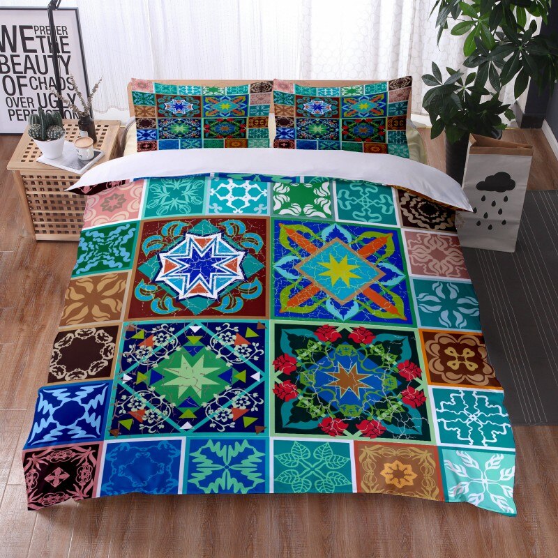 3 Piece Bohemian duvet set