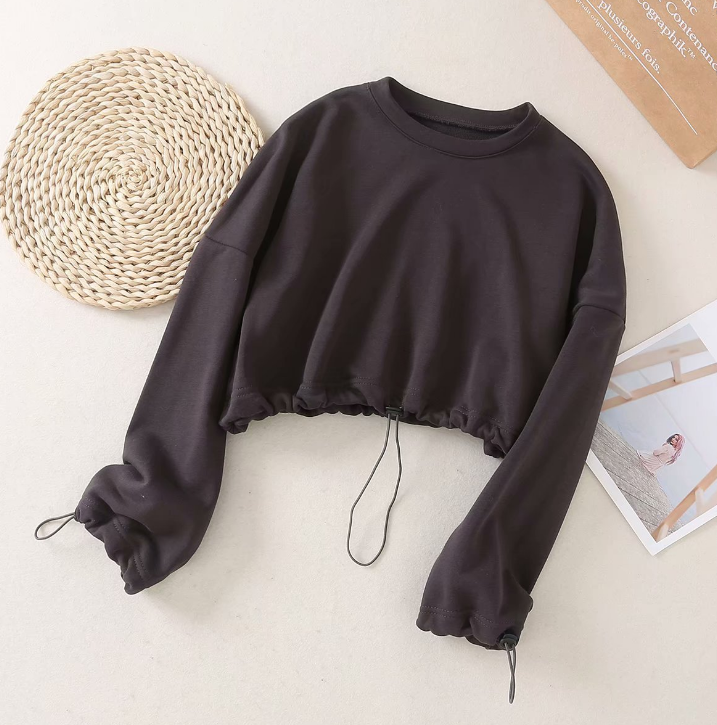 Cropped sweatshirt