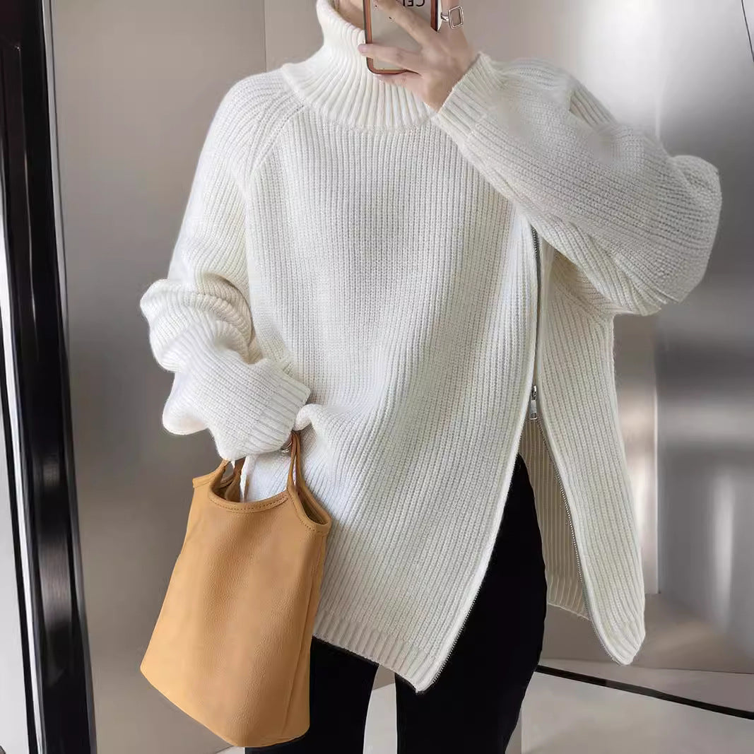 Zipper sweater