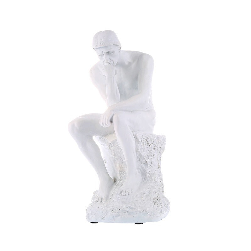 Resin book statue