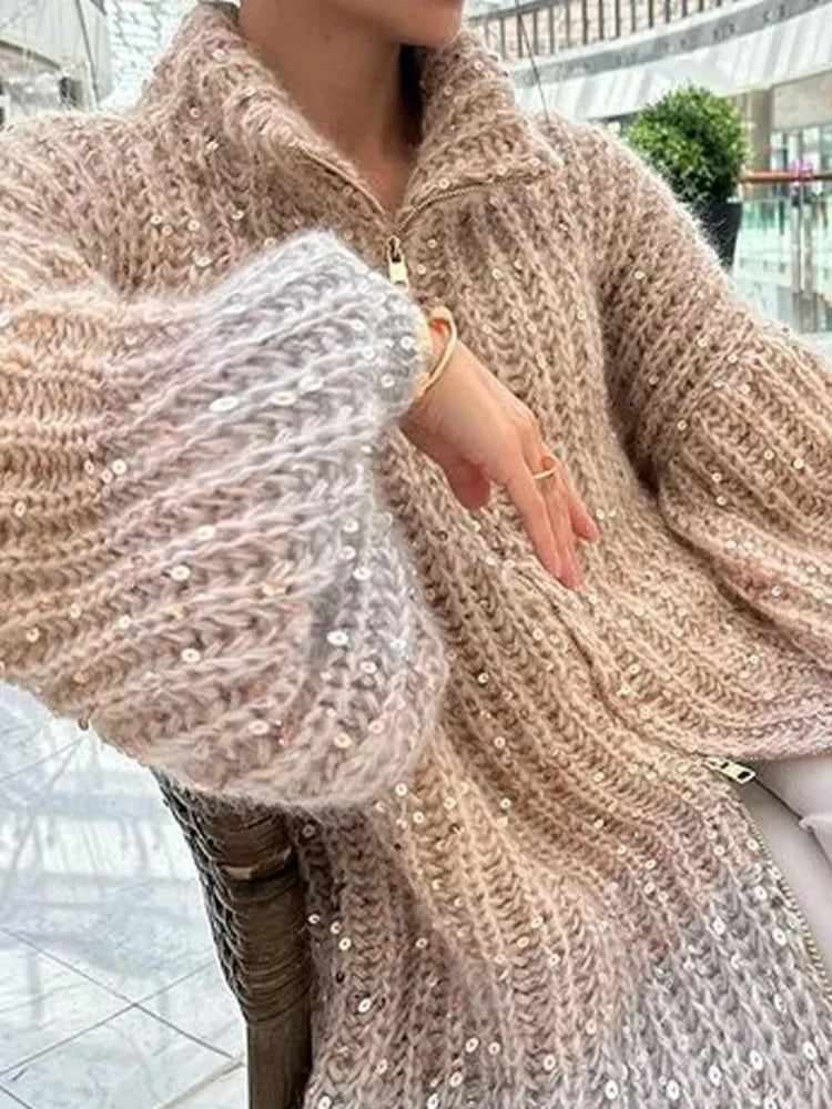 Sequin sweater