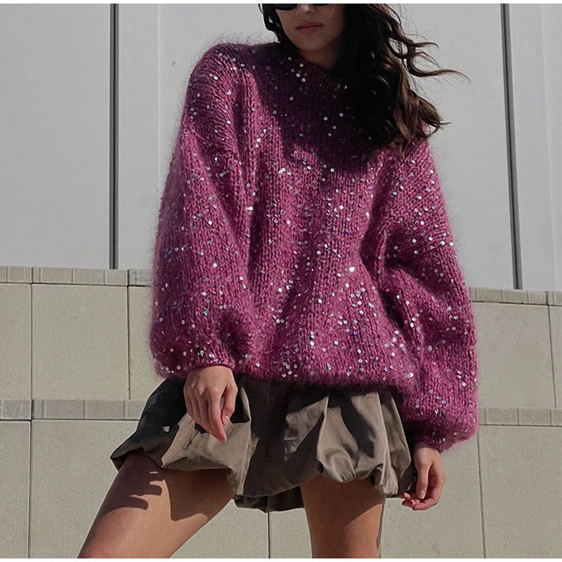 Sequin sweater