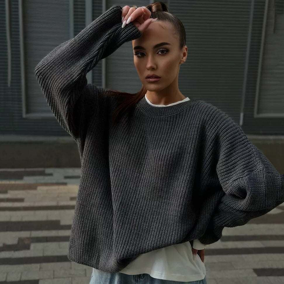 Loose knit sweater