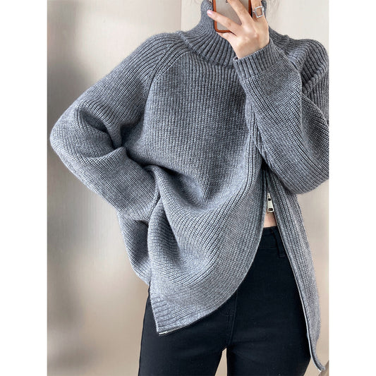 Zipper sweater