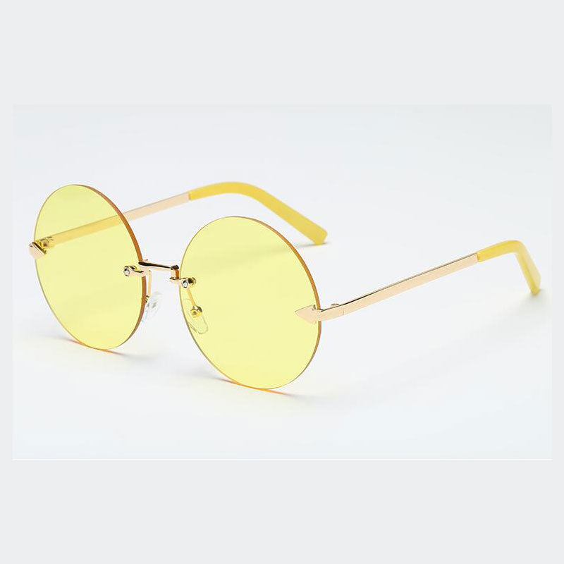 Round vintage sunglasses UV400