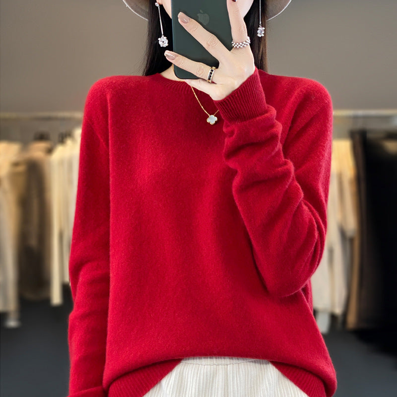 Round neck sweater