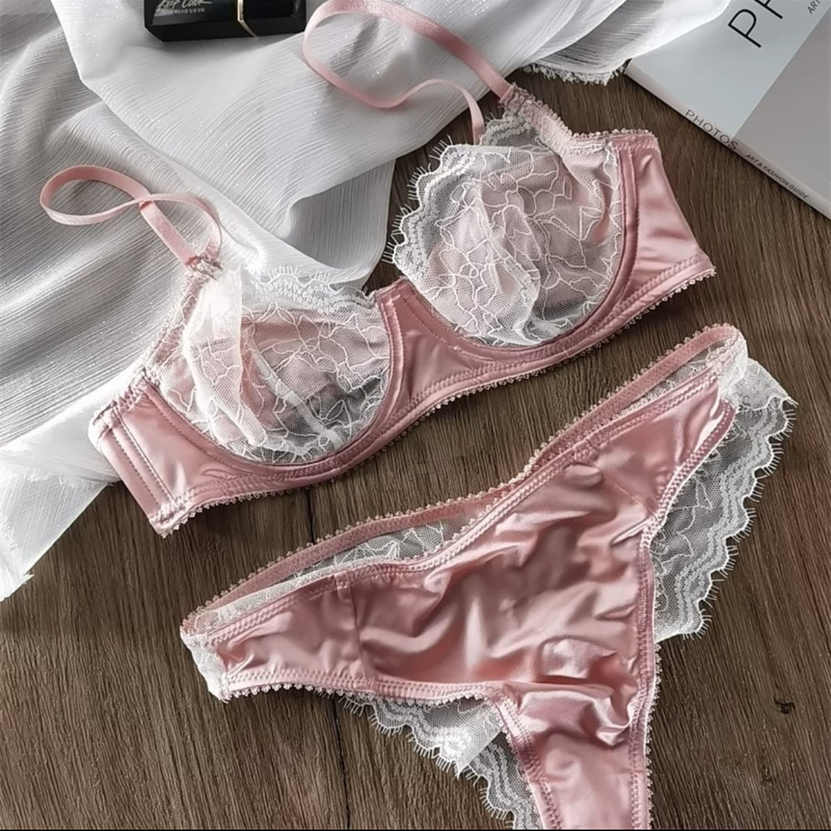 Anti convex point French lingerie set