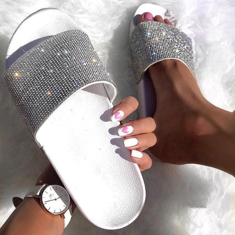 Bling beach slides