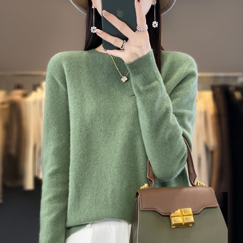 Round neck sweater