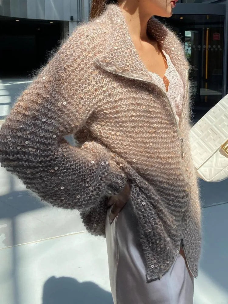 Sequin sweater