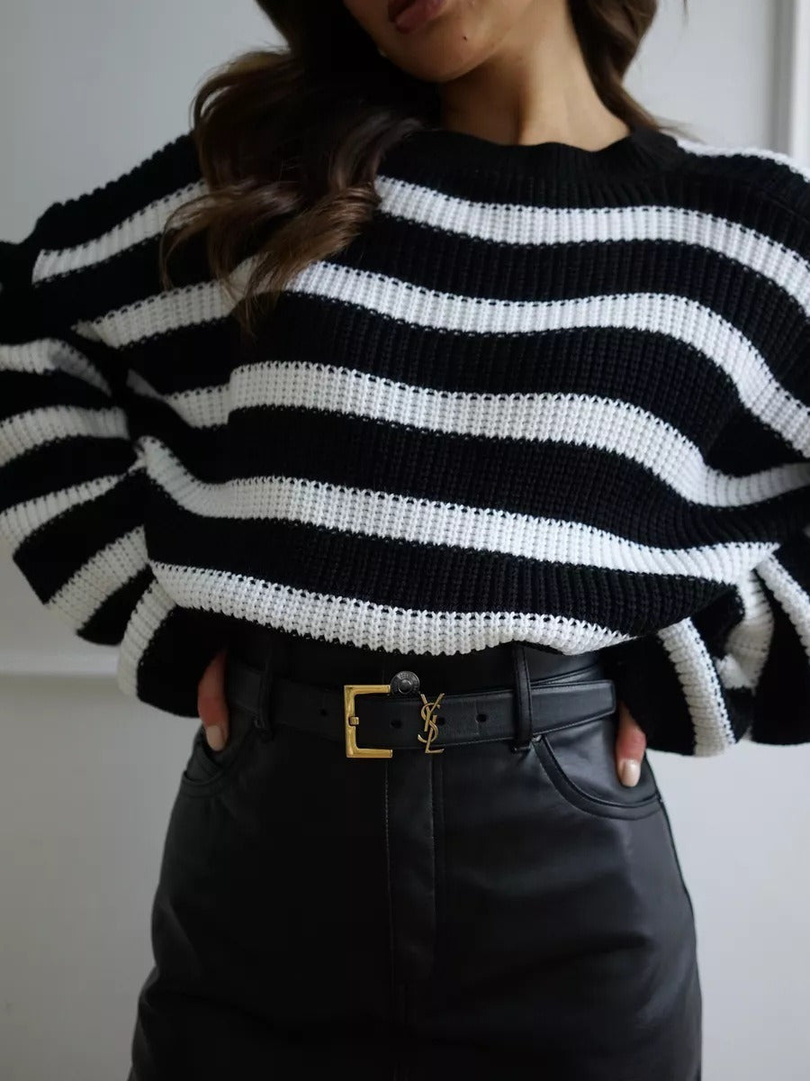 Loose knit sweater