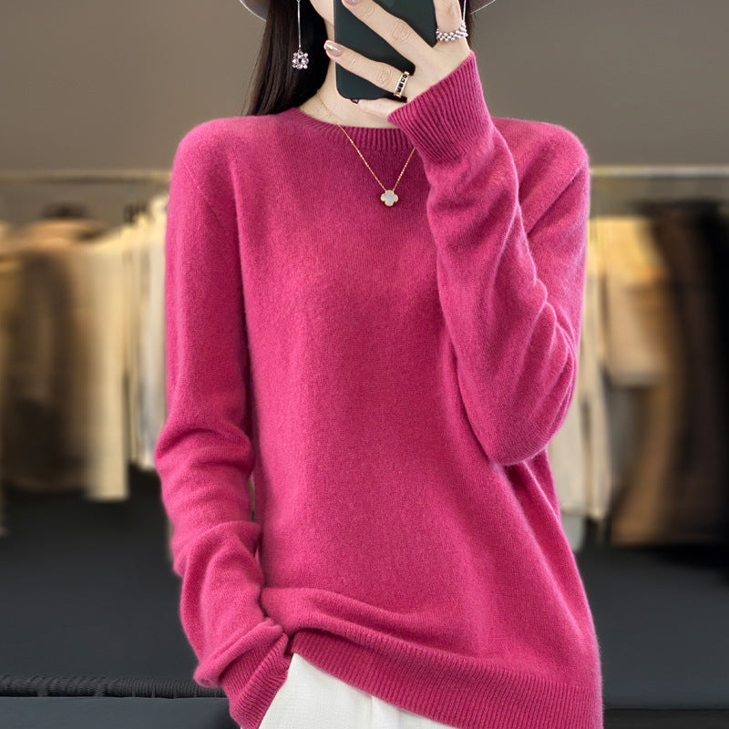 Round neck sweater