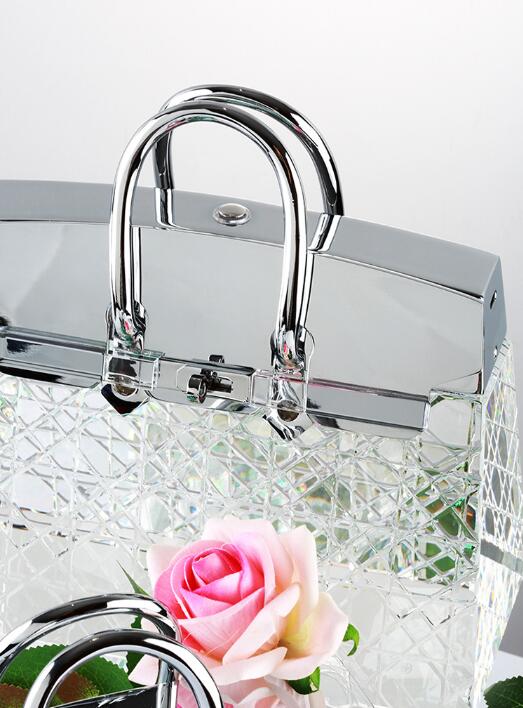 High-end crystal bag table lamp