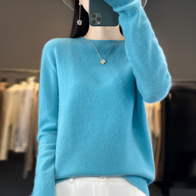 Round neck sweater