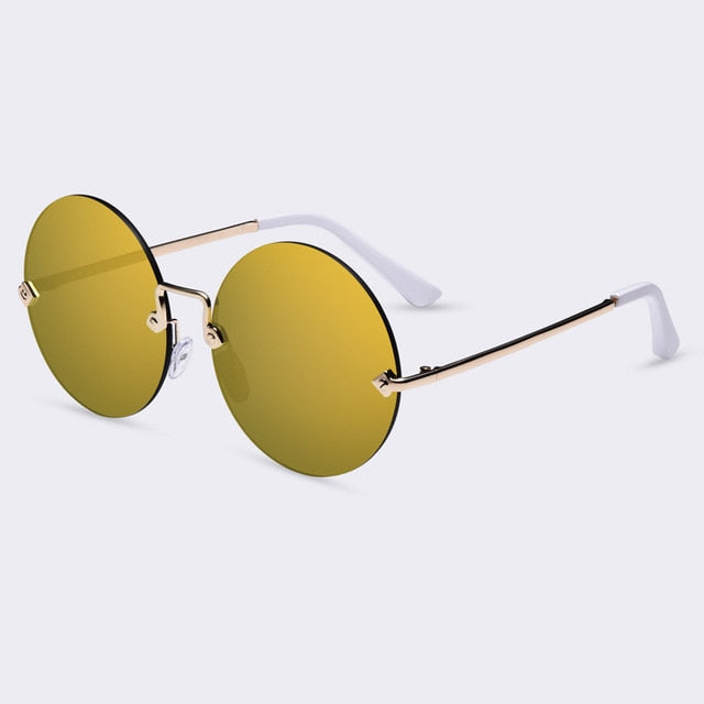 Round vintage sunglasses UV400