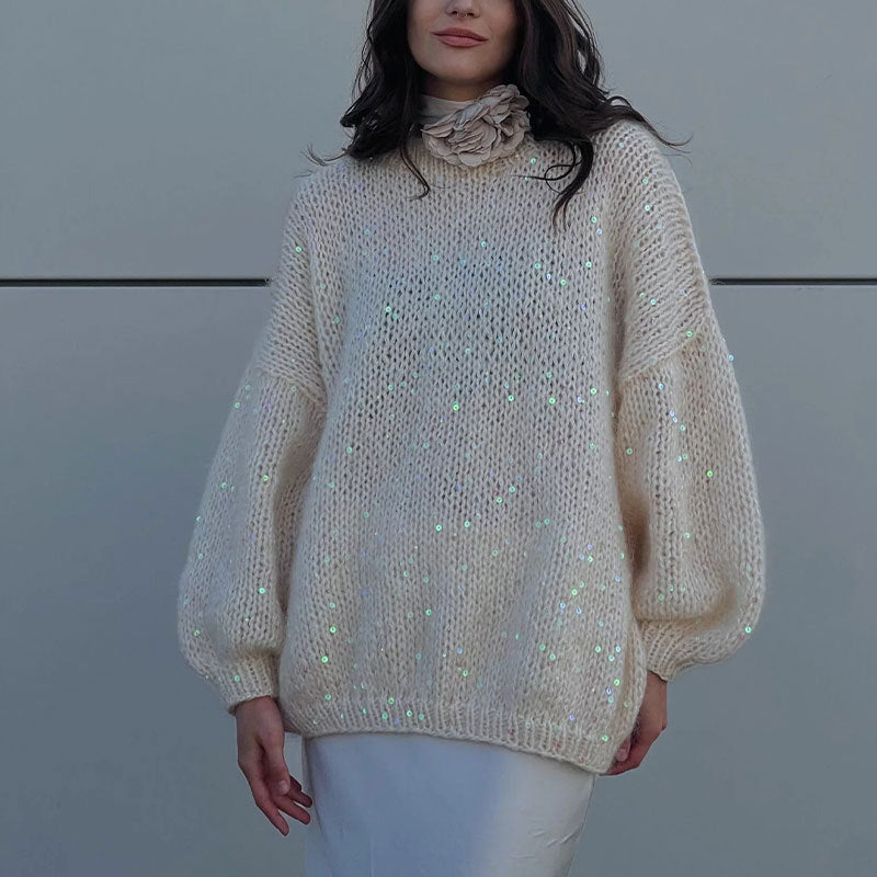 Sequin sweater