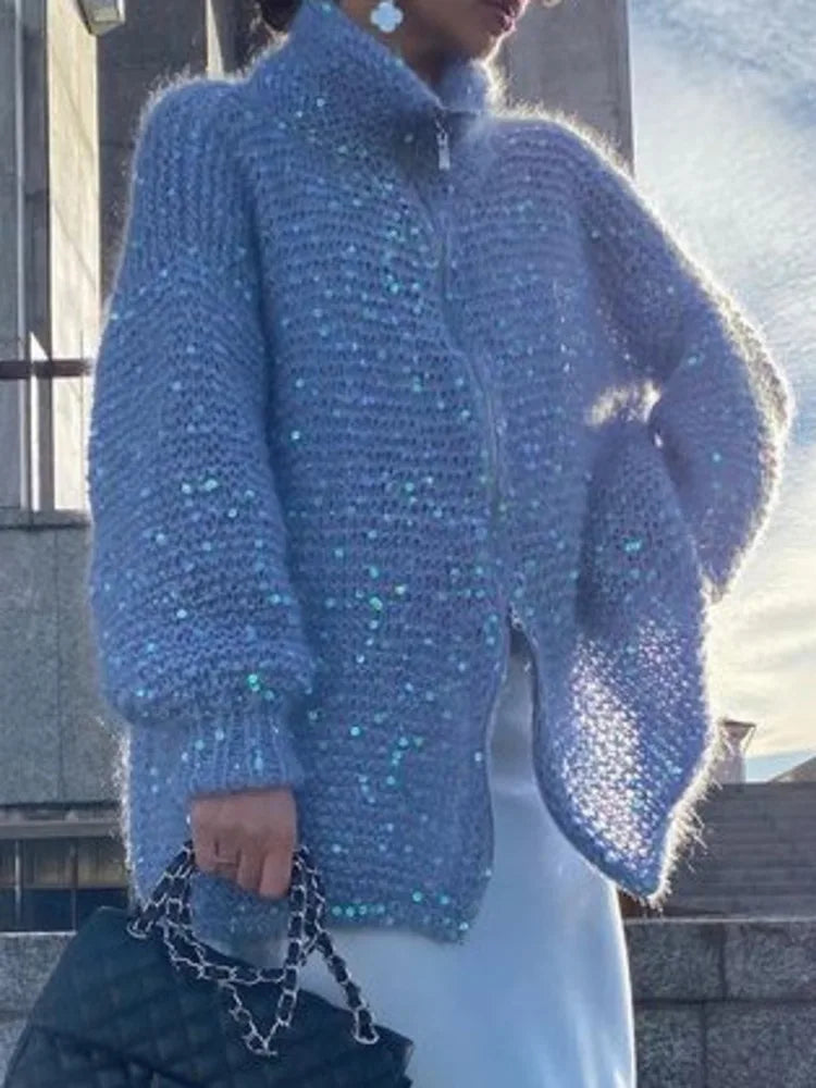 Sequin sweater