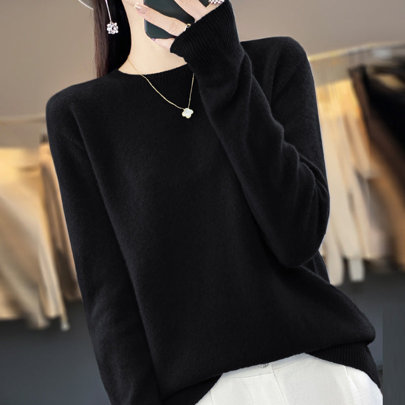 Round neck sweater