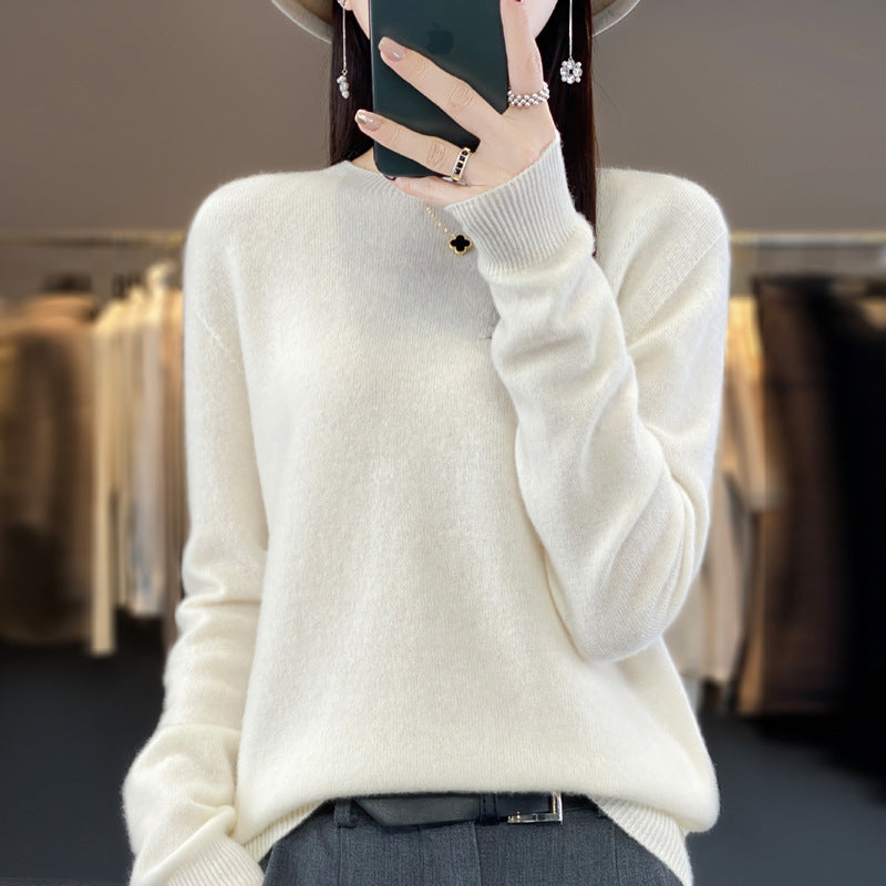 Round neck sweater