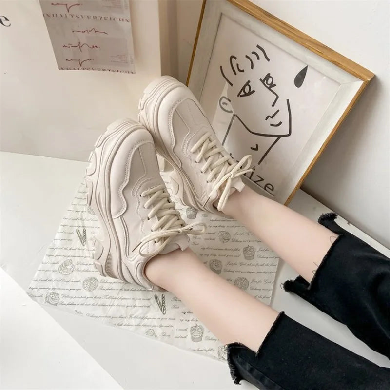 Leather sneakers