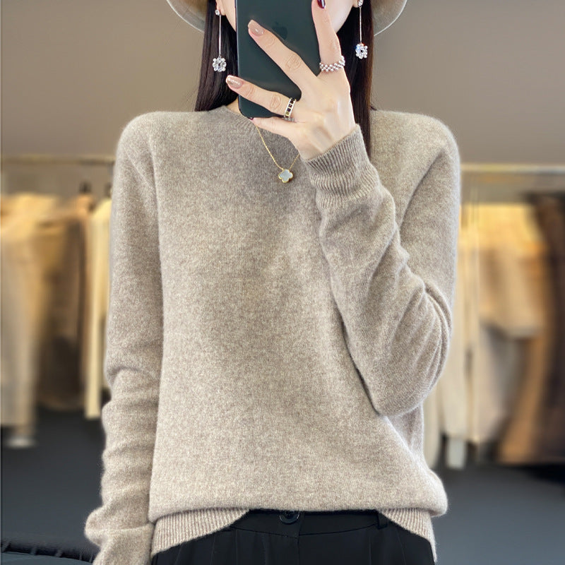 Round neck sweater