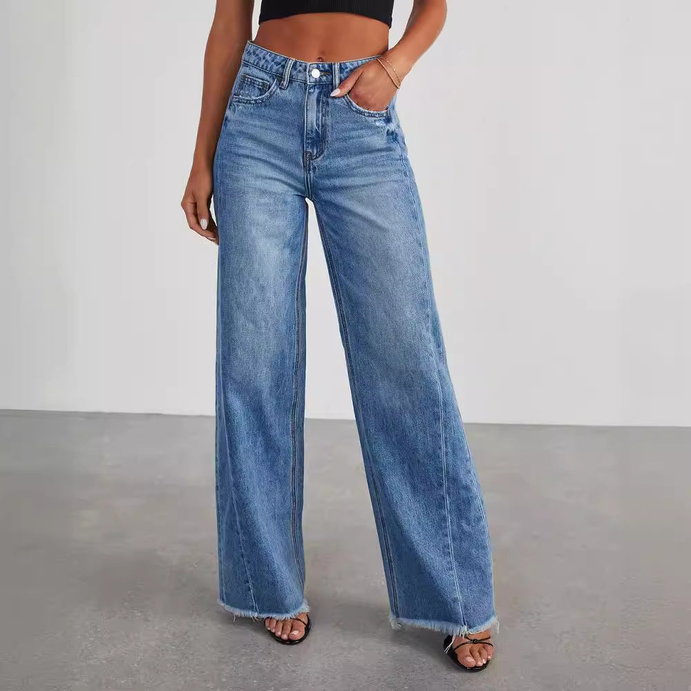 Loose wide leg jeans