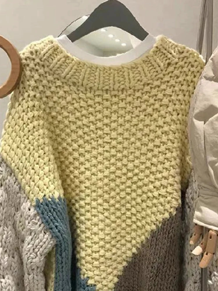 Pullover knit sweater