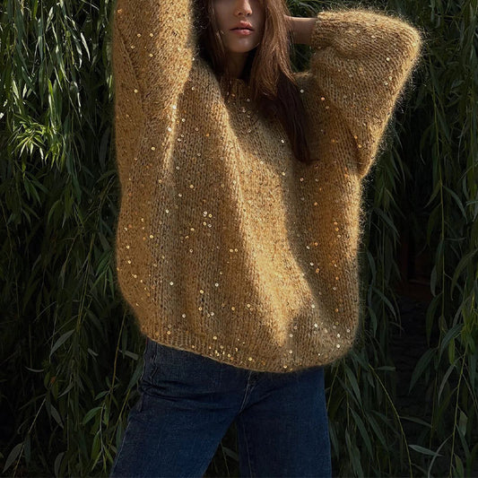 Sequin sweater