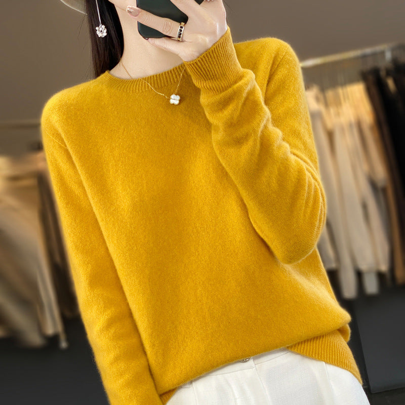 Round neck sweater