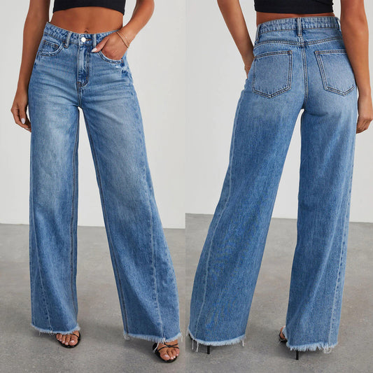 Loose wide leg jeans