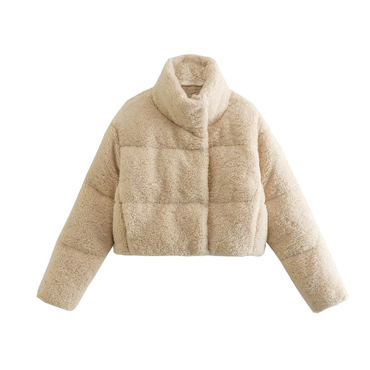 Fleece cotton jacket