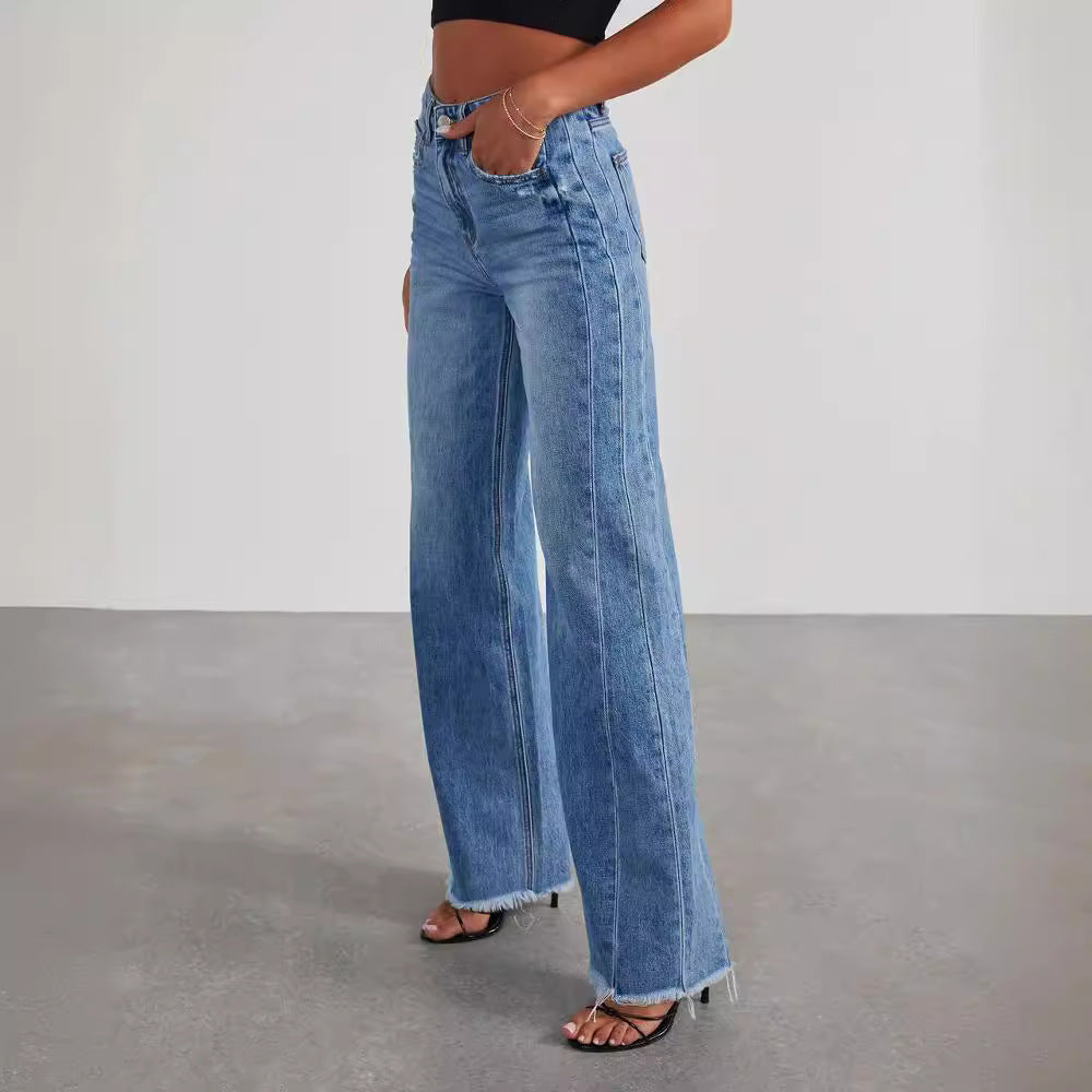 Loose wide leg jeans