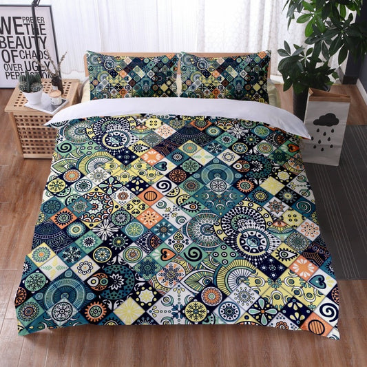 3 Piece Bohemian duvet set