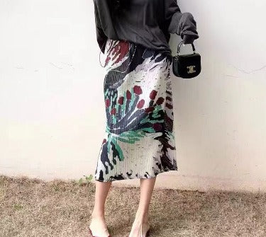 Printed skirt