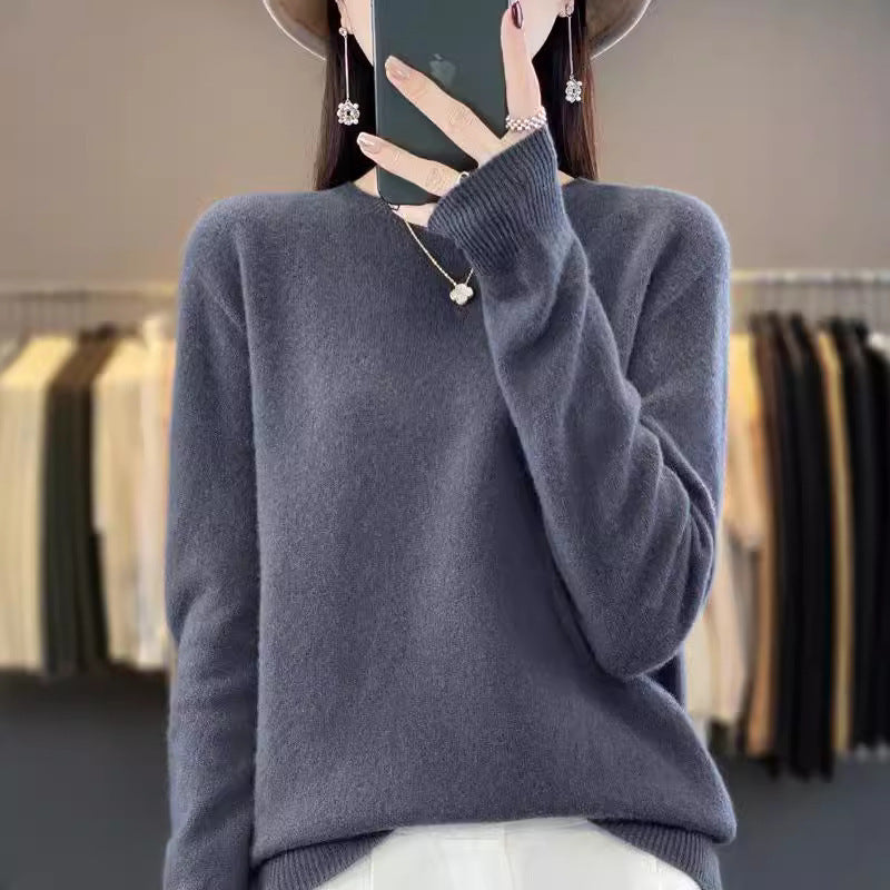 Round neck sweater