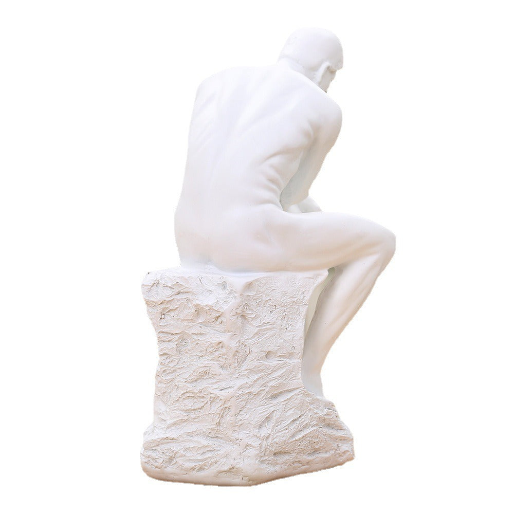 Resin book statue