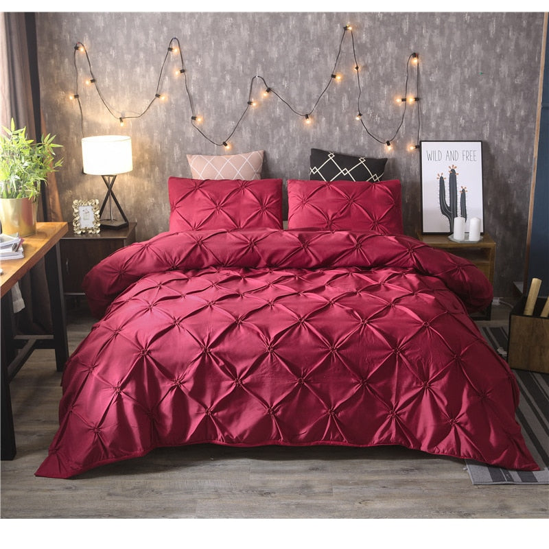 Pinch Pleat duvet set