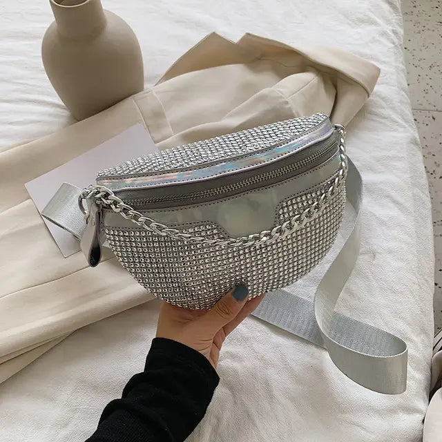 Rhinestone crossbody bag