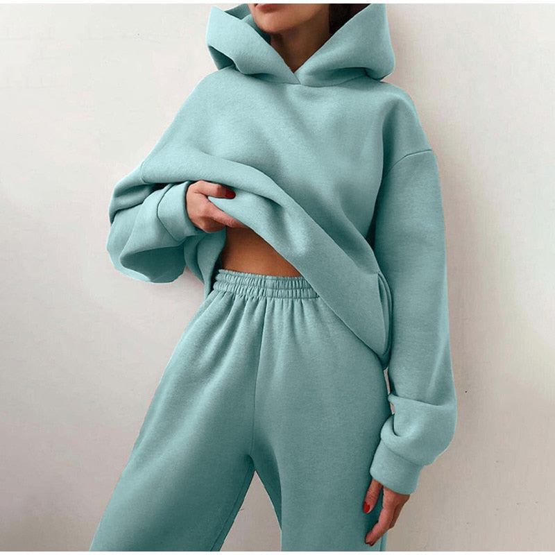 Fleece tracksuit