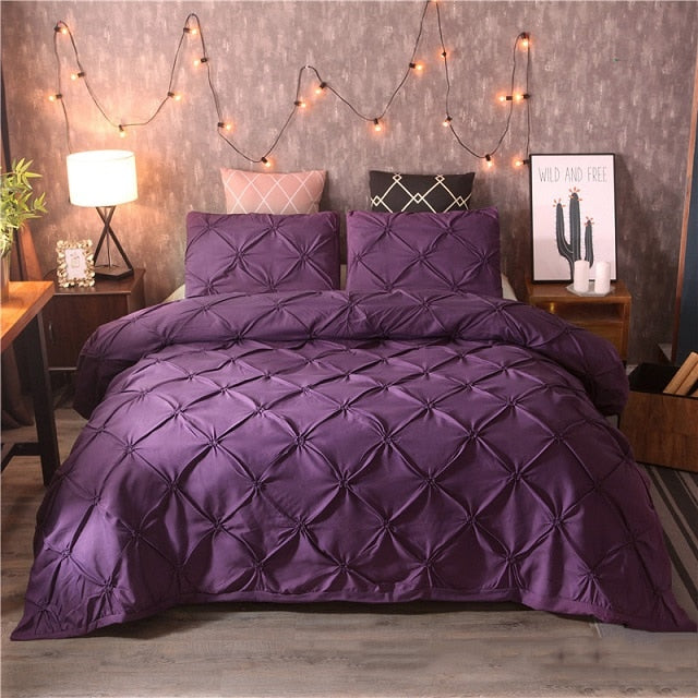 Pinch Pleat duvet set